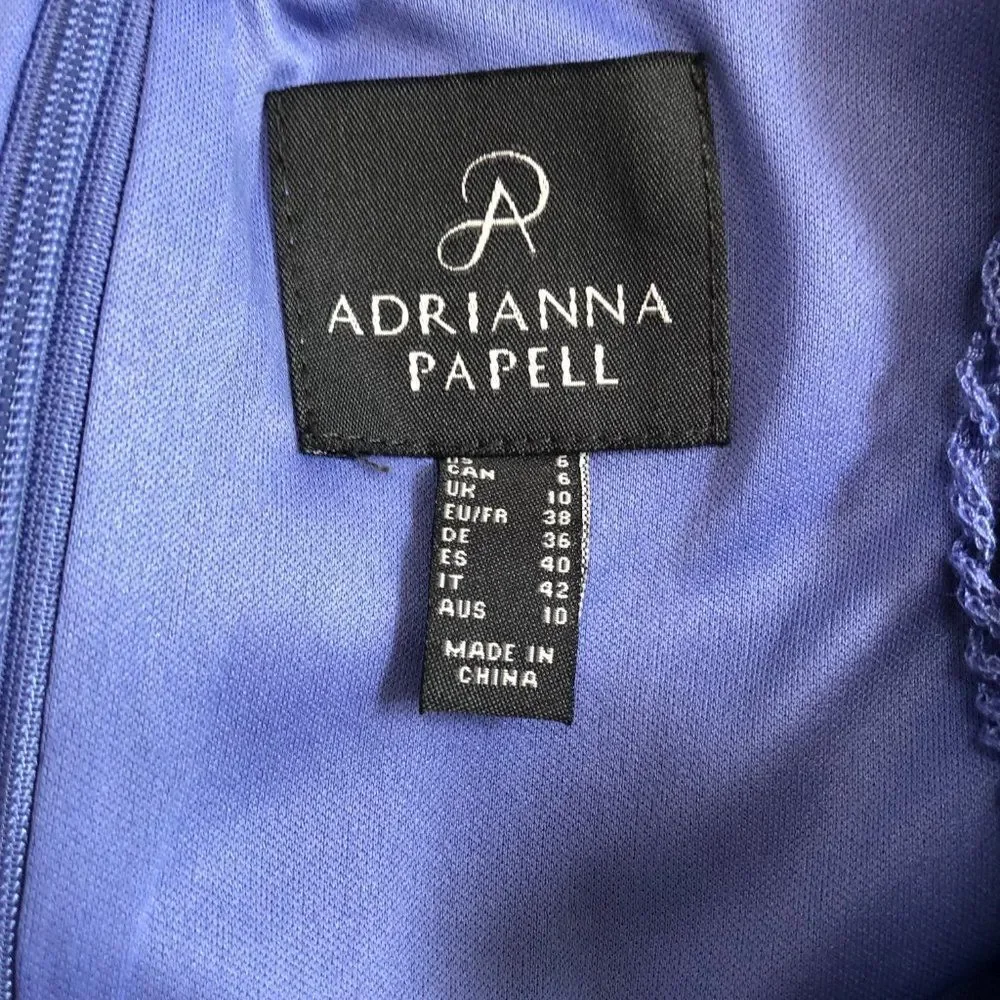 Adrianna Papell Women's‎ Rio Knit TIE Sheath Dress, Lavender Lake size 6 - Picture 4 of 8